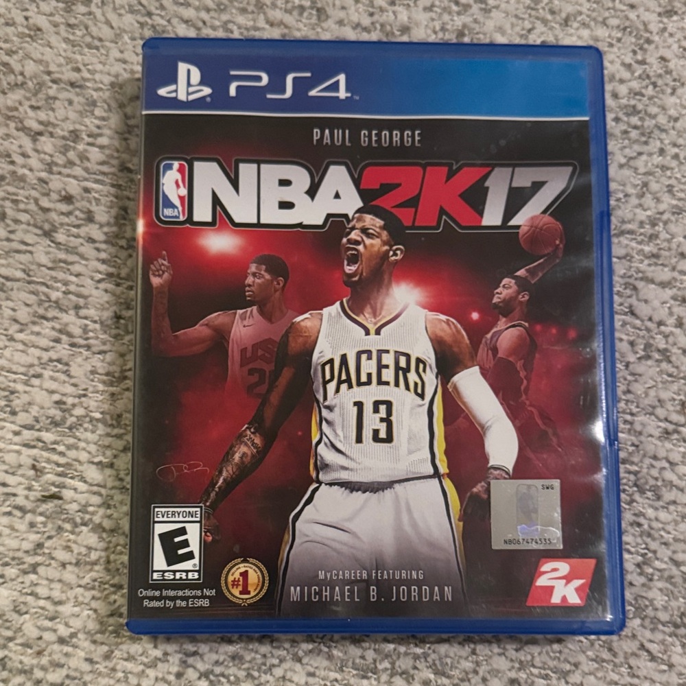 NBA 2K17 PS4 Game - Blue Case